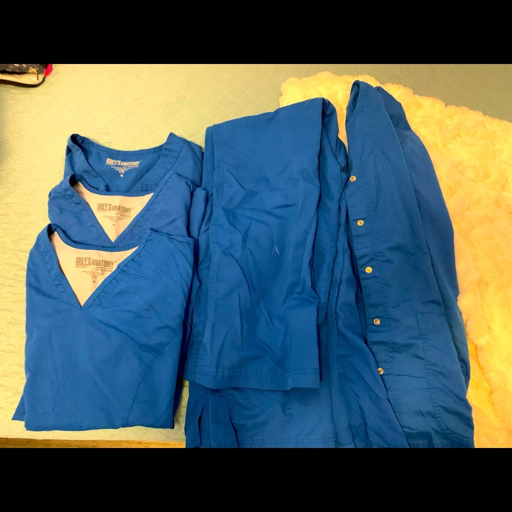 Greys Anatomy by Barco royal blue scrubs